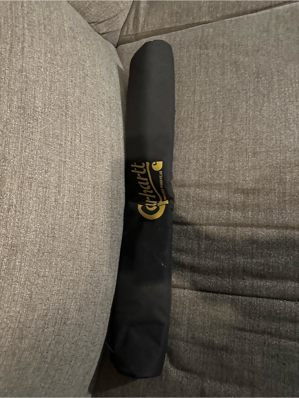 Carhartt Black Black 6-Can cooler sleeve insulated beverage bag NWOT